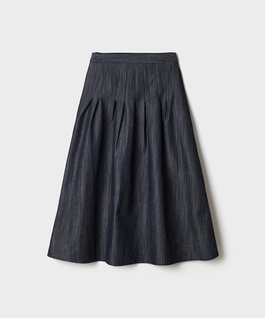 Seupao Double Pleated Long Skirt_Spwhg25W01