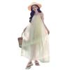European and American Seaside Wind Suspender Dress Women's Summer New Floral High-end Long Skirt