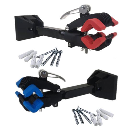 Bike Repair Stand Wall Workbench Mount Rack Strong Load Capacity Sturdy Construction Adjustable Height Easy To Install Bicycle Maintenance Rack