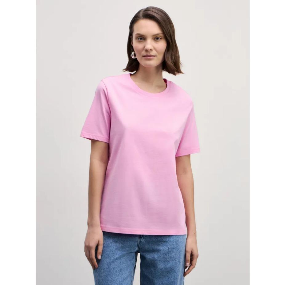 Leisure Breathable Solid Color Summer Women T Shirt Round Neck Cotton Short Sleeve T-Shirts Couples Tees