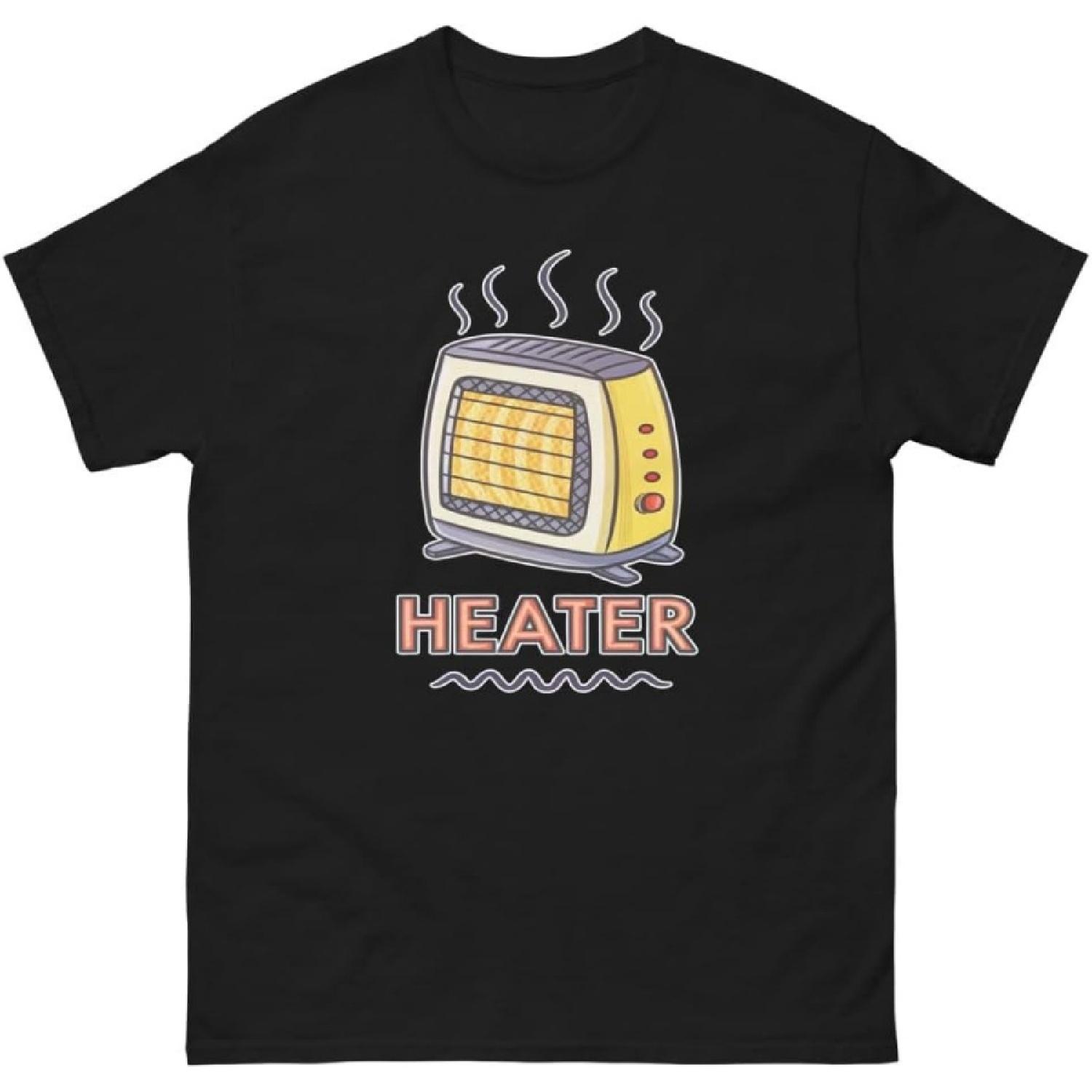 Heater Popular Illustration Object T-Shirt S