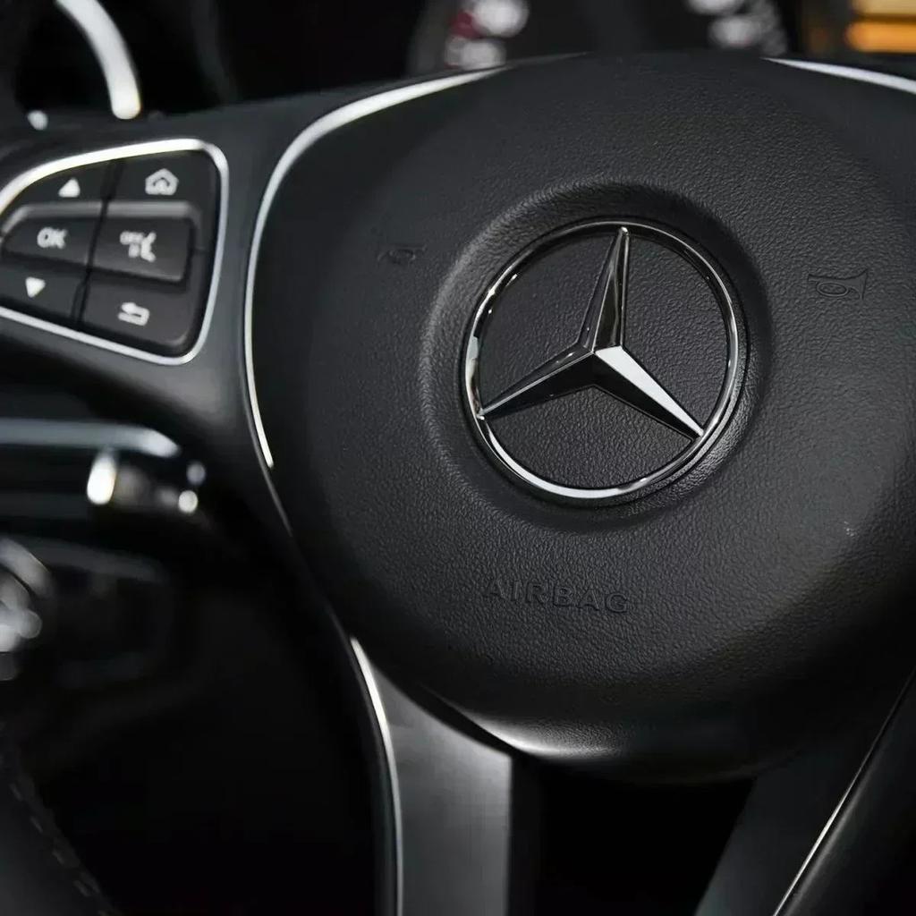 CRU1 Top Quality 52mm 57mm Steering Wheel Center Badge Star Logo Car Emblem with 18 Pins for Mercedes Benz C CLA CLS GLC GLE GLS E