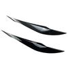 2pcs Car Headlight Eye Lid Covers ABS Carbon Headlight Lamp Eyebrows Trim Stickers for BMW 3 Series F30 F31 318i 320i 2012-2018