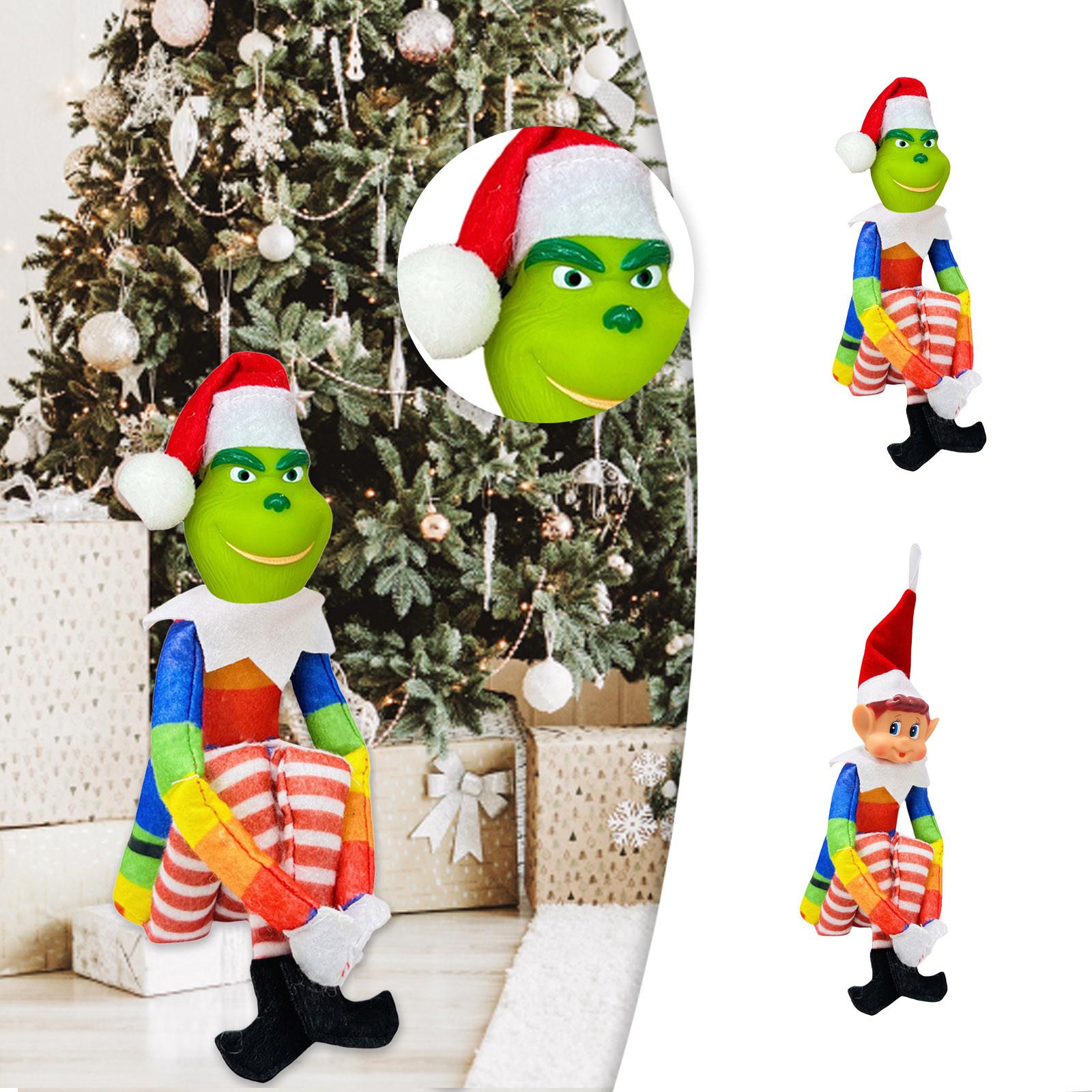 

Милое Рождество, Украшение Мягкой Куклы, Детский Подарок, Елочное Украшение, Зеленая Кукла, Рождественское Украшение, Милая Мультяшная Подвеска