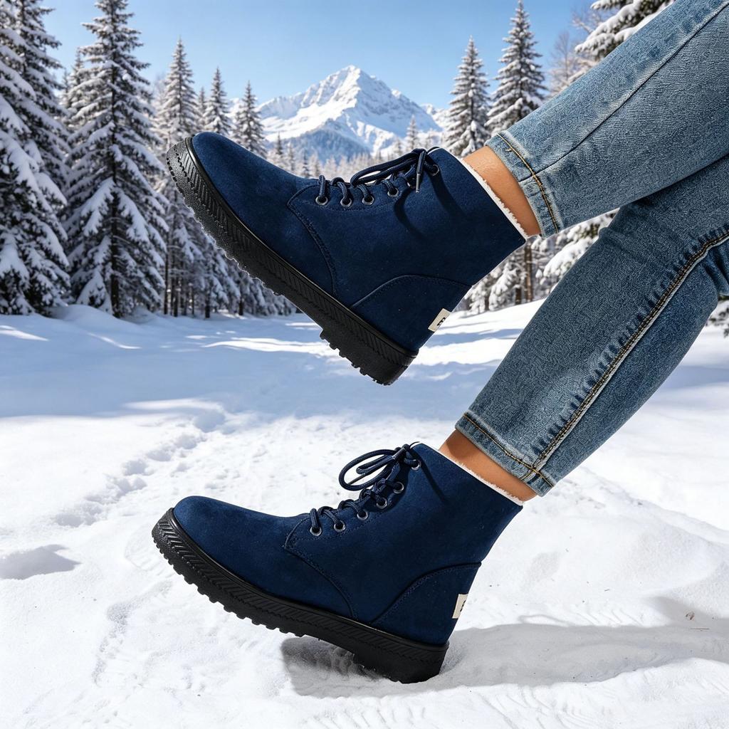 Winter Damen Schneestiefel Leicht und Rutschfest Warme Stiefel Outdoor Wanderschuhe