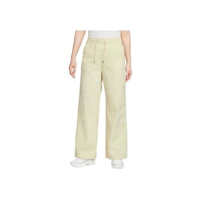 Sportswear Woven High-Waisted Straight-Leg Drawstring Knit Joggers Women Joggers Light-Khaki IF0613-229