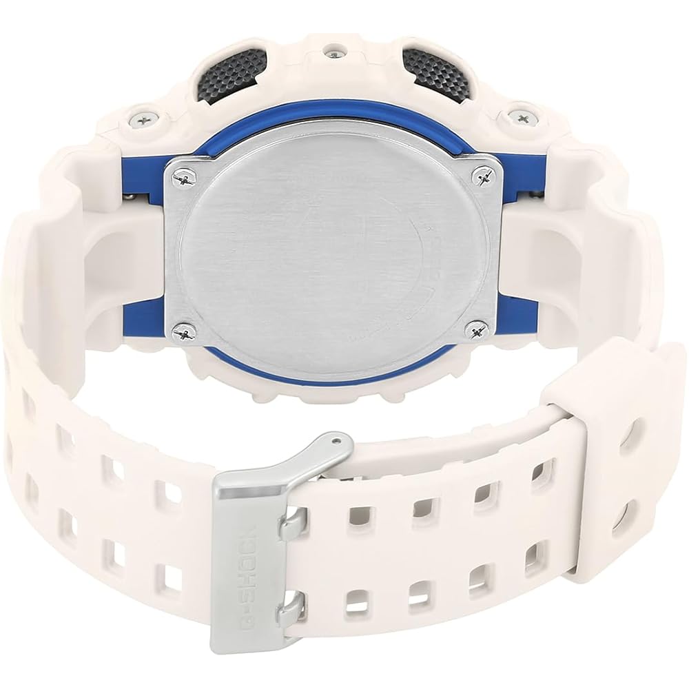 Casio G-Shock GA-100B-7ADR Men's Analog-Digital Watch White Standard Model