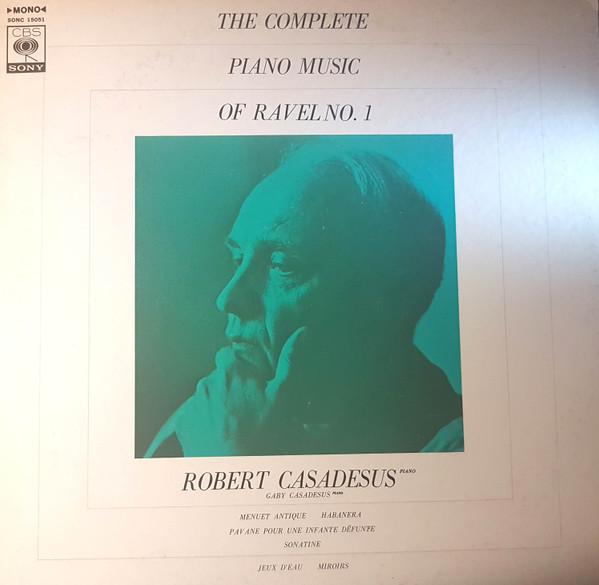 LP deska ROBERT CASADESUS - Ravel Complete Piano Works No. 1 SONC15051 CBS SONY Japonsko Klasická hudba Použité