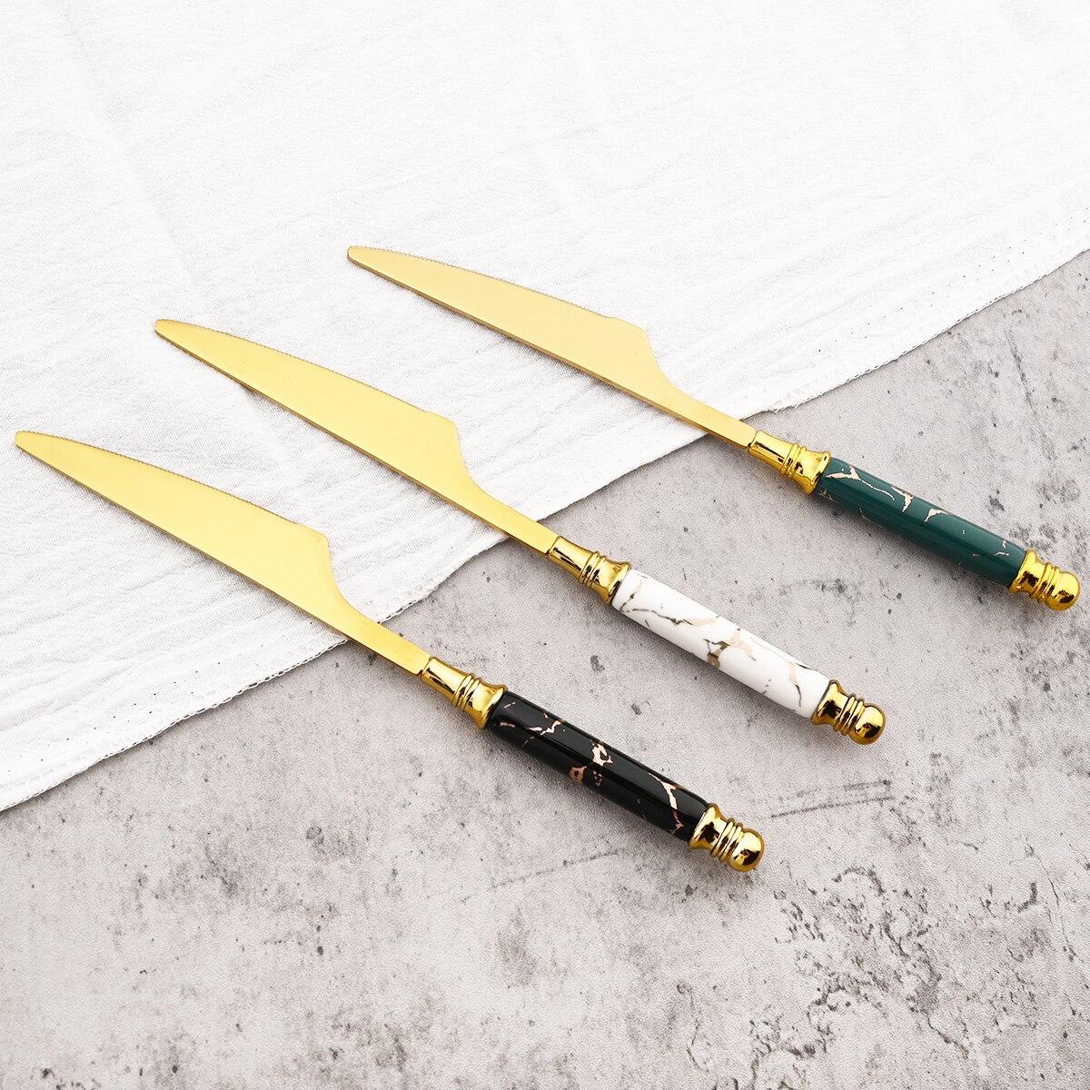 Набор обеденных ножей из нержавеющей стали — фото 5