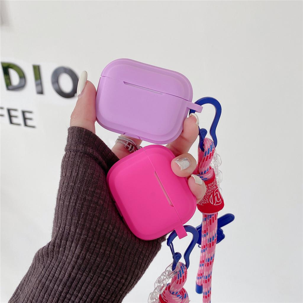 Silicone hand rope for Apple AirPods Pro1 generation Bluetooth headset protective cover Apple 1 generation earphone case 1 generation