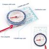 Multifunctional Keychains Compasses Portables Navigation Hiking Equipment for Campers and Explorers