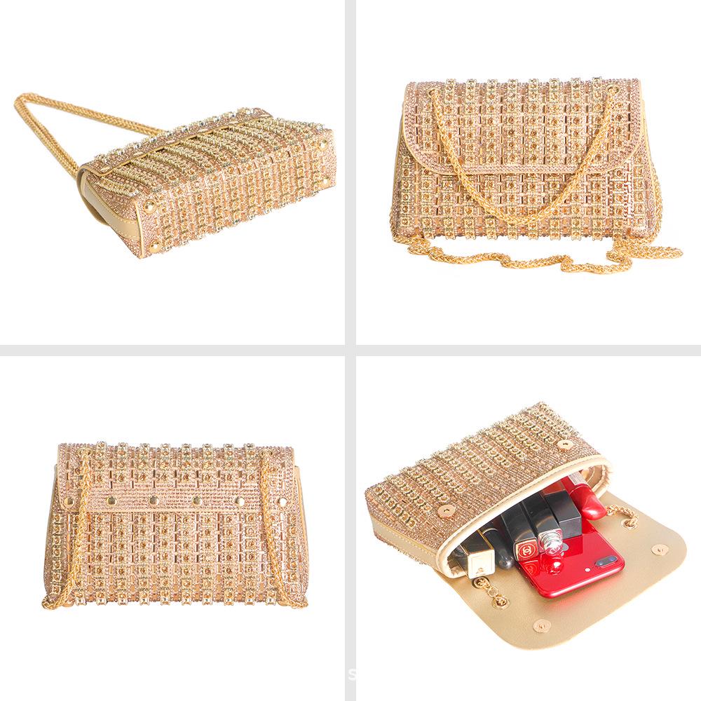 Women's Rhinestone Banquet Cheongsam Handbag - Crossbody, Shoulder, or Hand-Carry Options Available