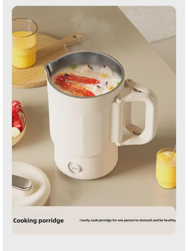 304 Stainless Steel Folding Travel Kettle – Portable Insulated Mini Electric Kettle for Outdoor Use