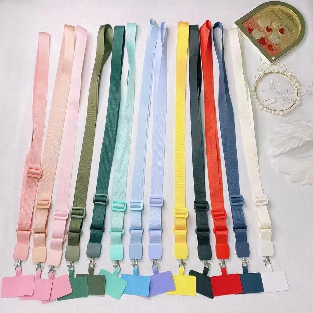 Neck Strap Lanyard for Mobile Phone Rope Anti-lost Keys Mobile Phone Straps Holder Neck Strap Hang Rope Lanyard Patch Card