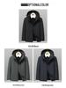 Men's Hooded Thickened Winter Coat with Detachable Liner - Warm Duck Down Jacket