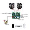 Preamp and VU Meter Set Power Amplifier VU Meter Head with Front Driver Module Board and Connection Cable