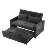 Sofa Bed Flieks 2-seater Sofa with Sleep Function, Adjustable Backrest, USB Ports and Mobile Phone Holder
