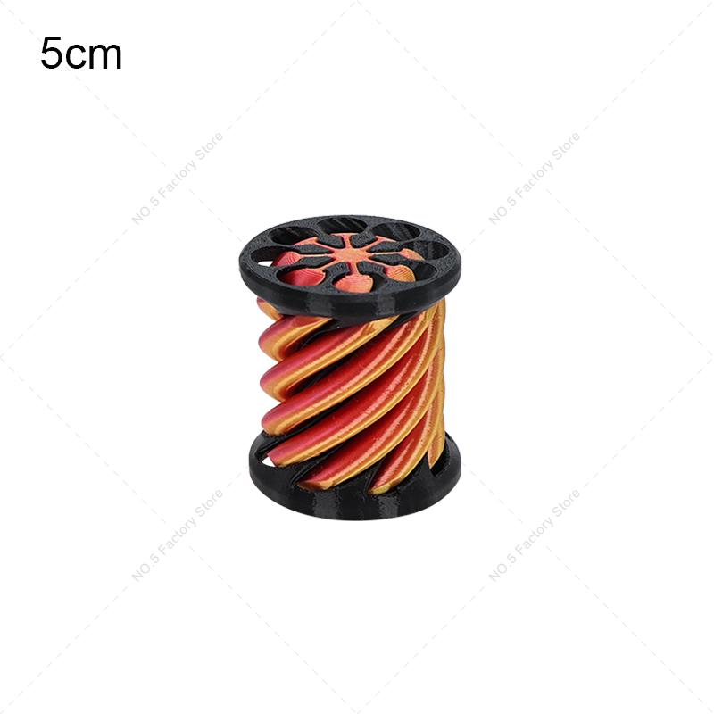 3D Printed Mini Spiral Cone Impossible Pyramid Passthrough Fidget Toy Stress Relief Screw Toys Christmas Tree Desktop Decoration