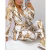2PCS Women Blazer Suit Lapel Jacket Coat + Pants Co-ord Set Formal Office Outfit