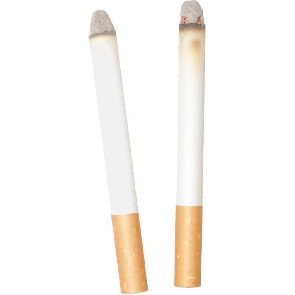 10 Stück unechte angezündete Zigaretten, mit realistischer Optik, gefälschte Zigaretten, lustige Tasche, Geschenk, Spiel, Streich, Witz, Rauch pusten