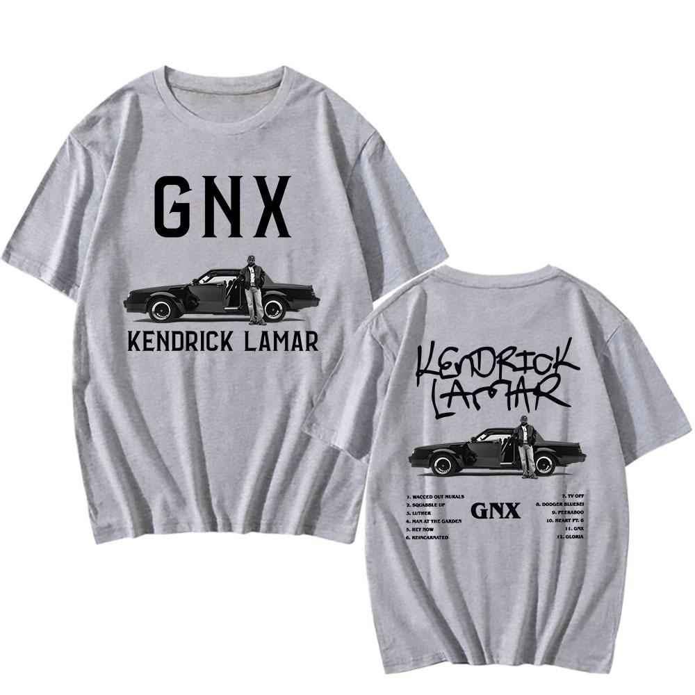 Kendrick Lamar X SZA GrandNational Tour 2025 Tshirts GNX Album Graphic Print T-shirt Cotton Summer Soft Tee-shirt Unisex Men Top