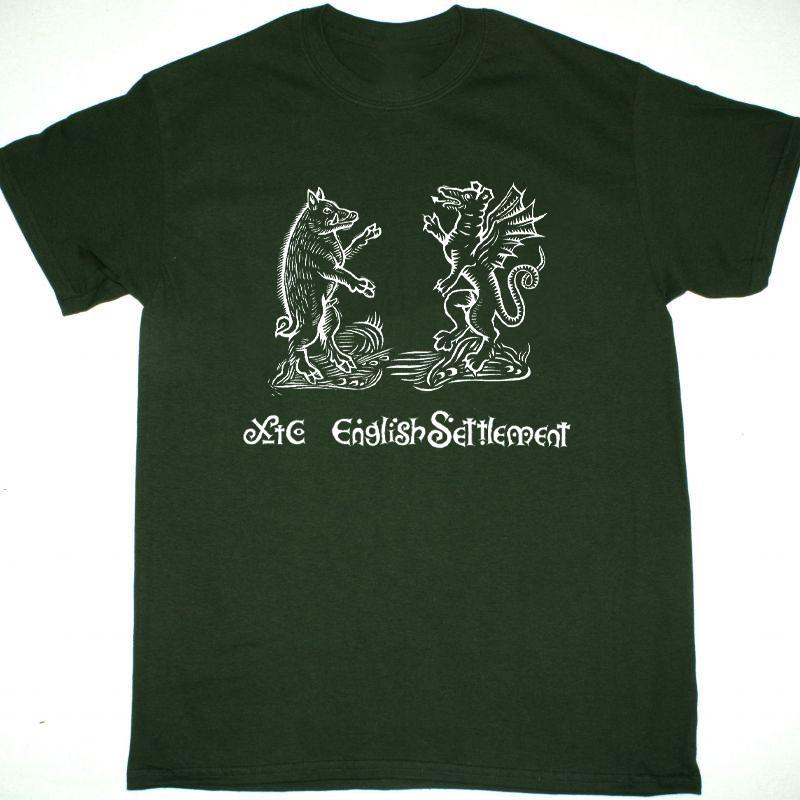 Collection XTC Band English Settlement Green All Size TShirt Unisex T-Shirt S