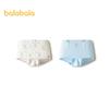 Balabala Girls' Modal Antibacterial Boxer Briefs 2-Pack