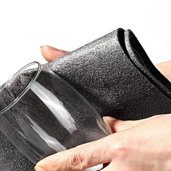 10Pcs Reusable Kitchen Microfiber Quick-Drying Thickened Glass Car Kitchen Cleaning Clothes Cloth Lightweight Window Cleaning Rags