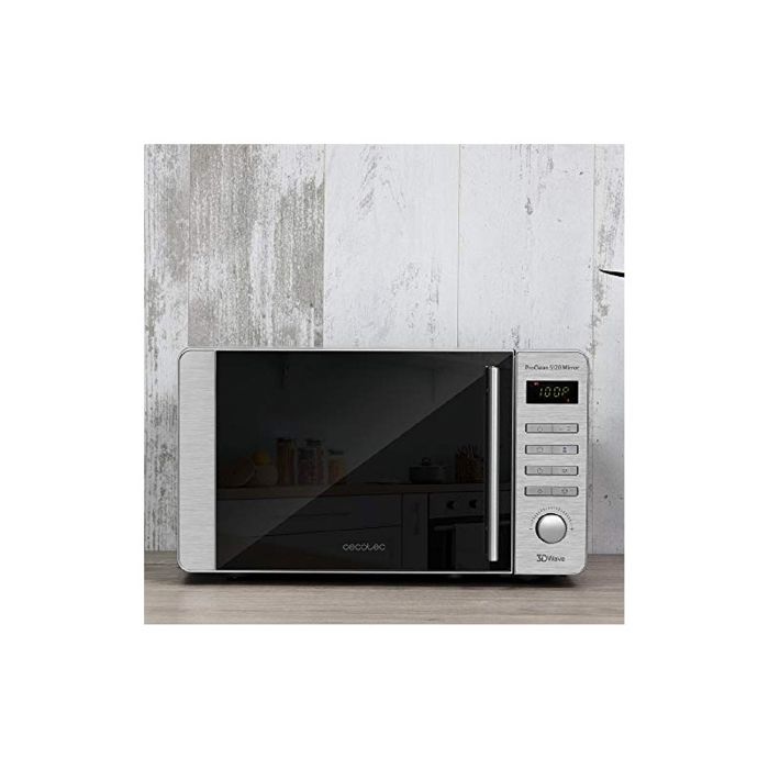 Cecotec Micro-ondes avec Gril ProClean 5120. Capacité de 20 L, Revêtement Ready2Clean, 700 W de Puissance, Gril 800 W, 5 Niveaux de
