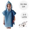Babyu, Bathing Poncho Beach Cotton Pocket Muslin Hood 92-104