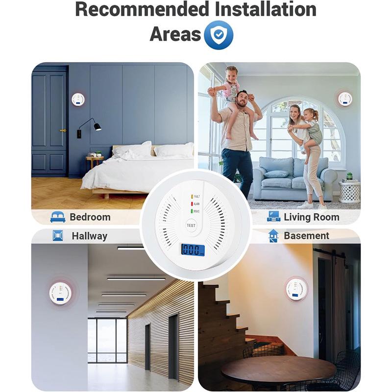 New Customizable Household Commercial Carbon Monoxide Alarm with CE Certification