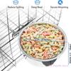 Pet Bowl Can Hang Stationary Dog Cage Bowls Stainless Steel Dog Cats Hanging Bowls Durable Puppy Kitten Feeder Water Food Bowl