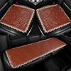 Summer Cool Bamboo Cushion Car Seat Cover Natural Bamboo   Square Mat Single Piece Massage Breathable Environmental Waterproof