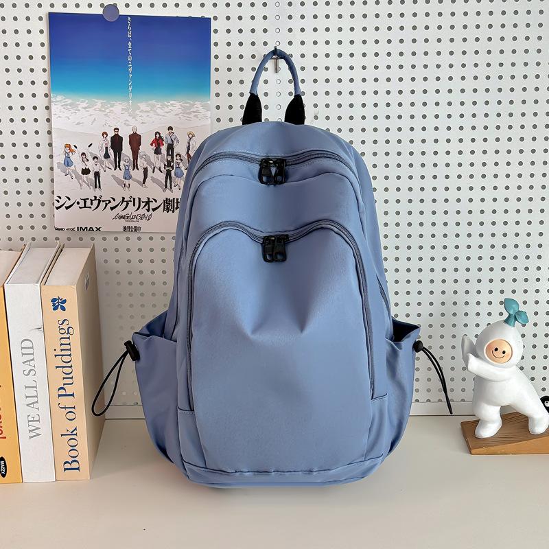 Simple and Versatile Backpack Women's Cross-border Korean Version Ins Travel Bag Backpack Women's High-value Junior High School Student Schoolbag