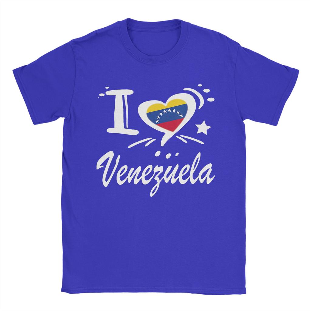 Unique Venezuela Venezuelan Flag TShirt for Unisex O Neck Pure Cotton T Shirt Short Sleeve Tees 4XL 5XL 6XL Clothes