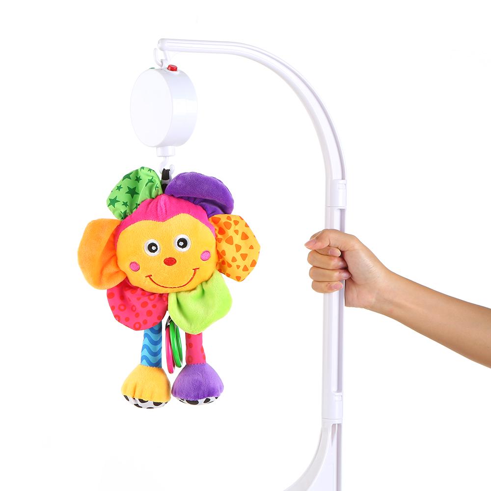 Buy Baby Crib Mobile Music Box Holder Arm Bracket Bed Stent Set Nut Screw White at affordable