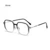 Korean Oversized Anti Radiation Eyeglasses for Women/Men Metal Frame Eyeglass Anti Blue Light Eyewear gafas de lectura