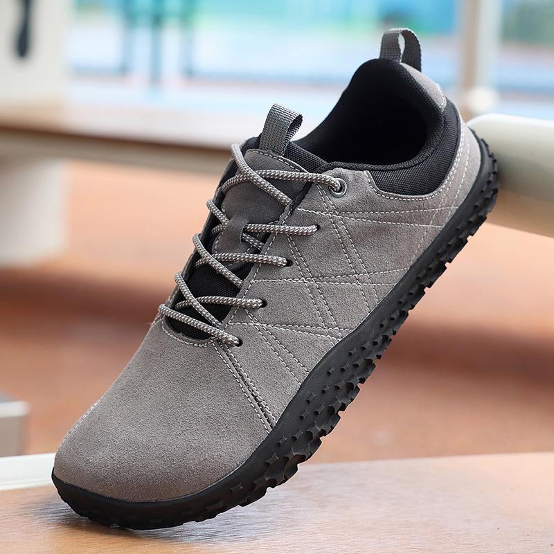 New Wide-headed Men's Shoes Breathable Fashion Versatile Clown Shoes Lightweight Thick-soled Men's Casual Mesh Shoes