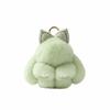 Hair Bow Plush Rabbit Keychain Rabbit Fur Bag Hanging Pendant Accessory Rabbit Plush Keychain  Car