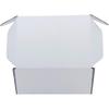 6x4x3 inch Small White Mailers Boxes Recyclable Corrugated Gift Box for Packaging Shipping Set of 10