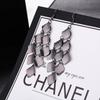 European and American Earrings, Fashionable Styles, Fashionable Metallic Exaggerated Tassels, Elegant Long Trendy Element Earrings and Pendants
