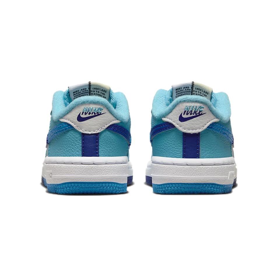 Nike Force 1 LV8 2 TD Split - Helles Fotoblau Babysneakers Weiß Tiefes Königsblau Baltisches Blau DX2165-100