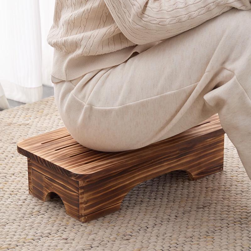 Solid Wood Footrest Stool