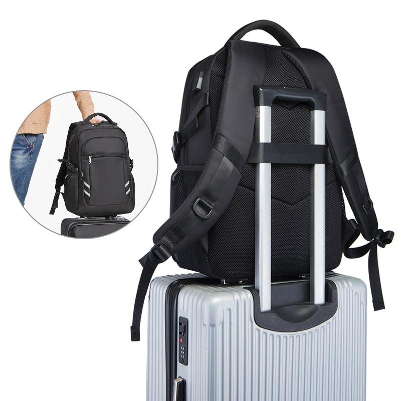 New Waterproof Business Backpack Men 15.6 Inch Laptop Backpacks Anti-Theft USB Charging School Bag Travel Backpack Male Mochila