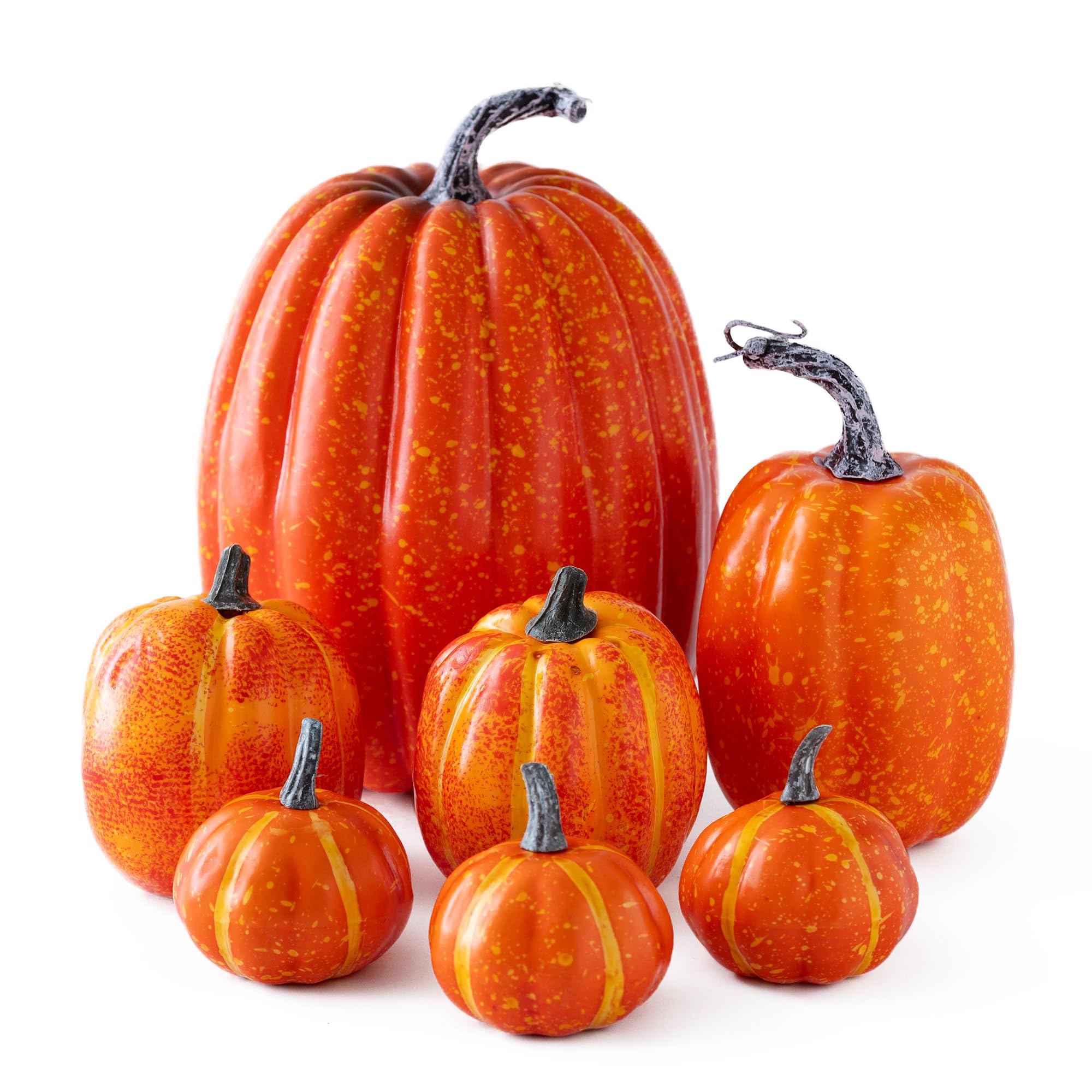 

Osaka Choseido Halloween Big Pumpkin Set of Largest Pumpkin 20cm Includes Funny Handkerchief Decorations, 7, Tall, оранжевый