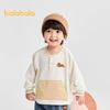 Balabala Baby Baseball Collar Long-Sleeve Thermal Tee