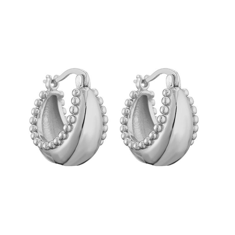 

HECHENG,Big Circle Hoop Earring for Women ,Gold Color Tassel Vintage Ear Studs Zircon