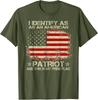 I Identify As An American Patriot And This Is My Pride Flag T-Shirt Unisex T-Shirt