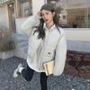 Vintage High Street Stand-up Collar Cotton-padded Clothes Down Cotton-padded Clothes for Women
