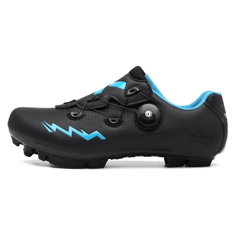 MTB Cycling Shoes Men Women Nylon Self-Locking Road Bicycle Riding Shoes Non-slip Cycle Trainers Exercise Bike Fitness Sneakers